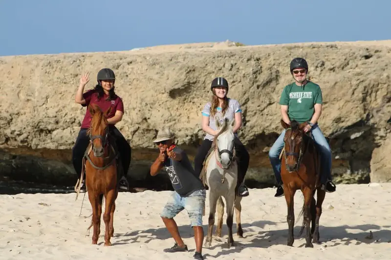 Horseback ride at the Gold Mine Ranch