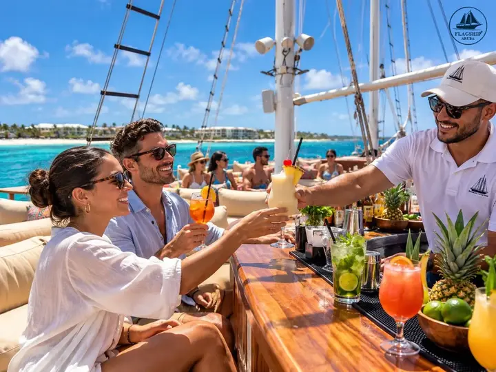 flagship-aruba-cocktails-aan-boord