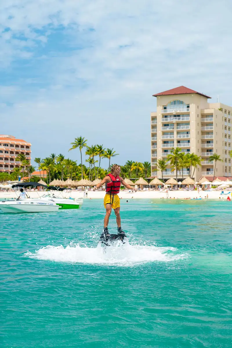 Flyboarding with Delphi Watersports