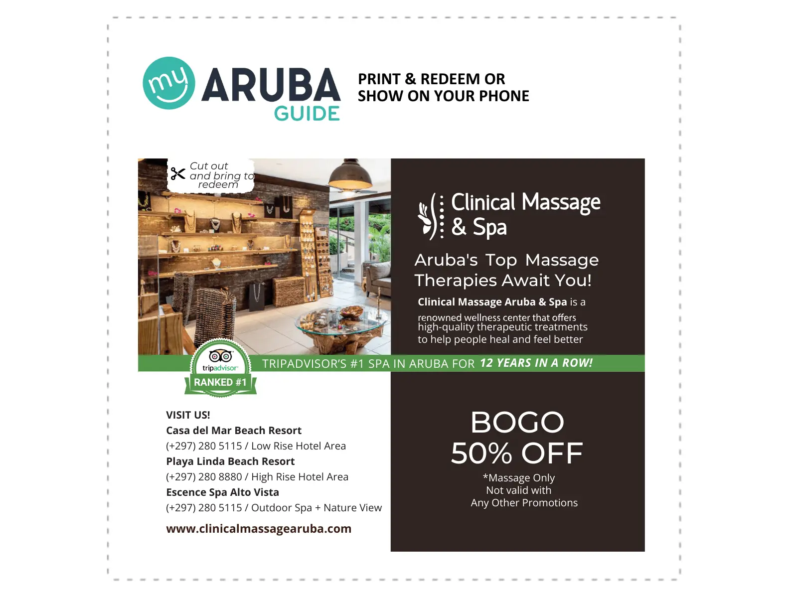 Clinical Massage & Spa My Aruba Guide