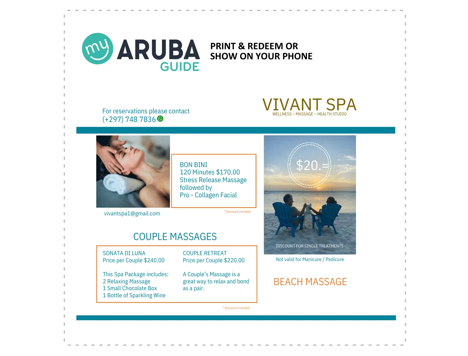 Vivant Spa Aruba My Aruba Guide