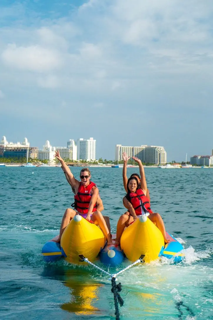 Riding the Delphi banana boat
